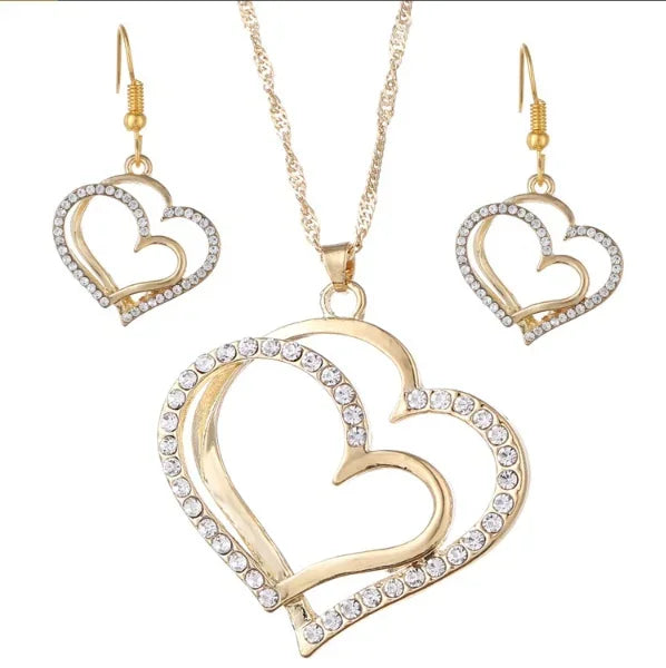 Earring necklace set