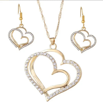 Earring necklace set